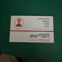 Calendari milan vintage
