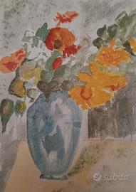 Acquerello fiori dipinto a mano