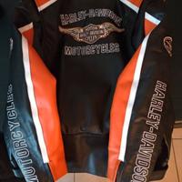 Giubbotto uomo in pelle moto