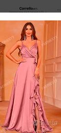 Vestito rosa antico