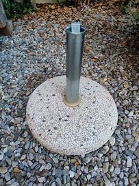 Base in cemento per ombrelloni da giardino 35 kg