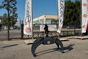 Pinza forestale per tronchi e legna a punte chiuse