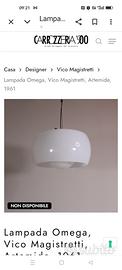 lampada a sospesione Omega per Artemide 