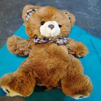 Peluche zaino Orso con cerniera contenitore