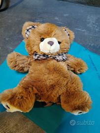 Peluche zaino Orso con cerniera contenitore