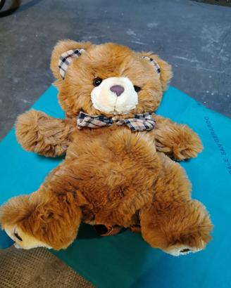 Peluche zaino Orso con cerniera contenitore