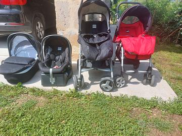 Trio inglesina nero + passeggino cam