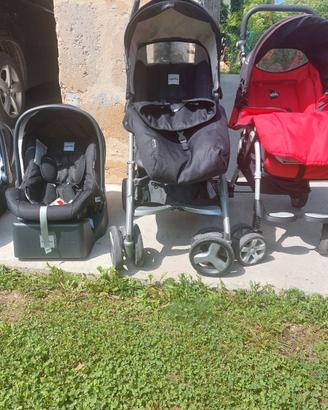 Trio inglesina nero + passeggino cam