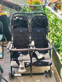 Passeggino gemellare Chicco OHlalá