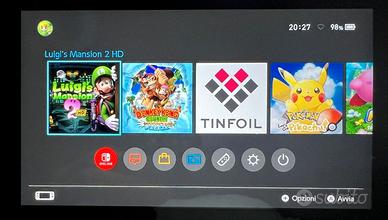Nintendo Switch con giochi
