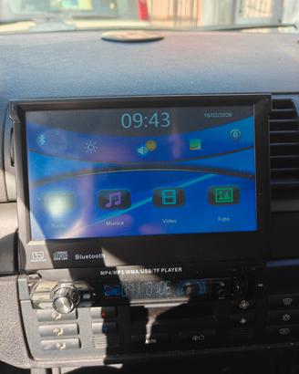 Autoradio 1 din schermo estraibile 