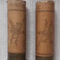 vecchie cartucce vintage vuote da caccia