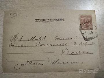 Cartolina Postale UMBERTO I (1898) - 10 Cent. Aqui