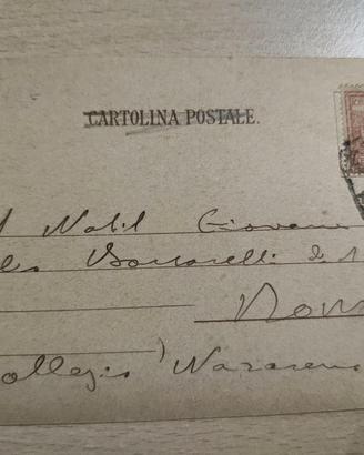 Cartolina Postale UMBERTO I (1898) - 10 Cent. Aqui