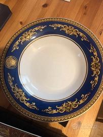 Vassoio Fondo Versace Medusa Blu cm 30