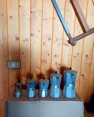 caffettiera moka 5 pezzi 