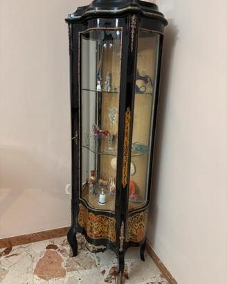 Angoliera/ vetrina d’epoca in stile Napoleone III