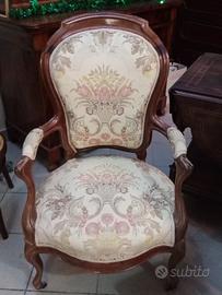 poltrona da camera fine Ottocento 