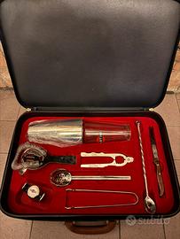 Valigetta Bar Martini vintage anni ’80-completo