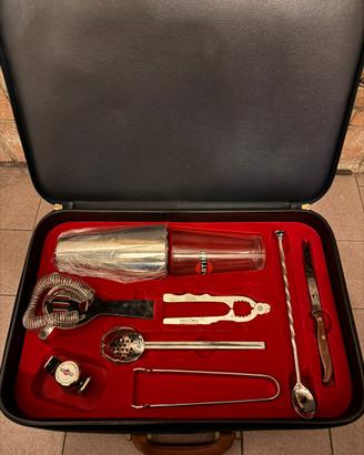 Valigetta Bar Martini vintage anni ’80-completo
