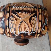 Old Vintage Primitive Small Barrel Cask Wooden