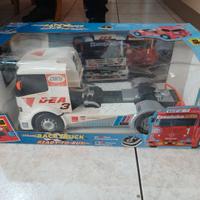 dickie r/c mercedes race truck funzionante