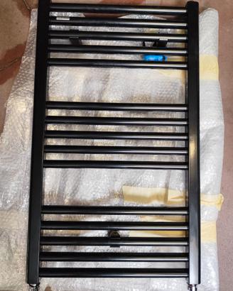 TERMOARREDO CORDIVARI  NERO + Valvole cromate