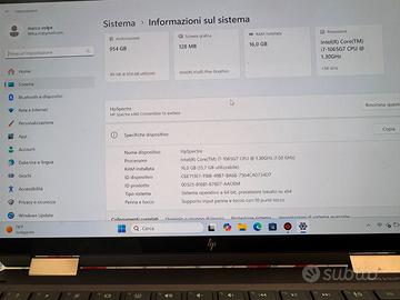 Hp Spectre convertibile