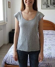T-shirt Champion Grigia "Heritage Fit"