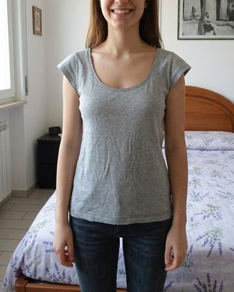 T-shirt Champion Grigia "Heritage Fit"