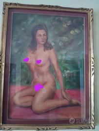 Andrea Tognola. Olio tela, quadro antico, collezio