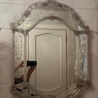 Specchio in vetro di Murano