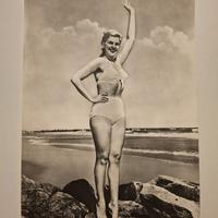 Fotocartolina: Pin-Up in bikini - Anni '50