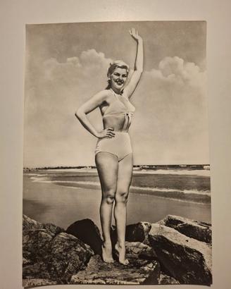 Fotocartolina: Pin-Up in bikini - Anni '50