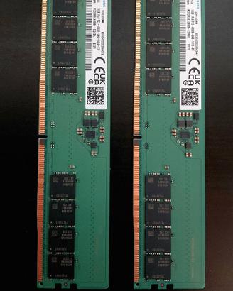 Ram Samsung DDR5 32GB (2x16GB) 4800MTs