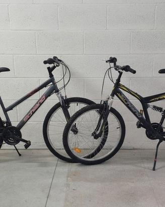 Due biciclette MTB Schiano 26"