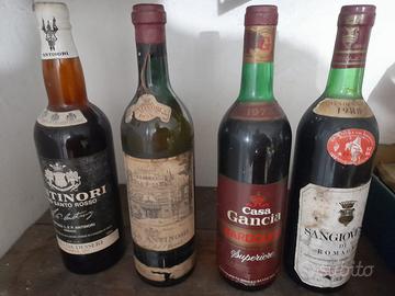 bottiglie vino vecchie