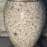 Vaso Cimiteriale Porta Fiori In Vero Granito
