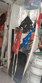 Barca optimist motore elettrico gommone e vari sub