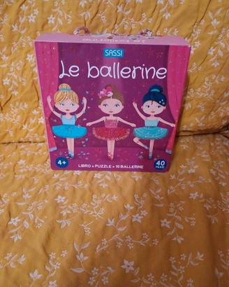 Puzzle ballerine con libro della Sassi