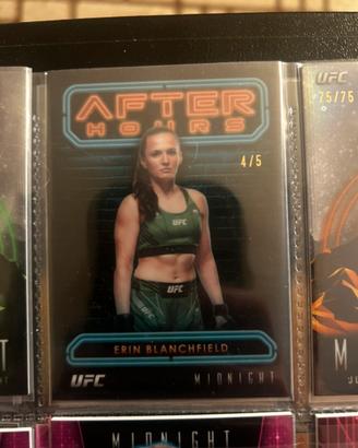 ERIN BLANCHFIELD 4/5 - UFC TOPPS MIDNIGHT
