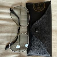 Occhiali Ray ban aviator Originali trasparenti