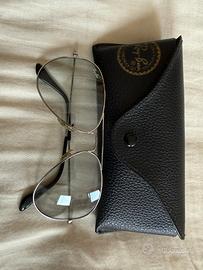 Occhiali Ray ban aviator Originali trasparenti