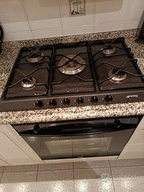 Piano cottura SMEG 5 fuochi da incasso COME NUOVO