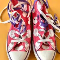 Scarpe converse cuori