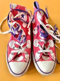 Scarpe converse cuori