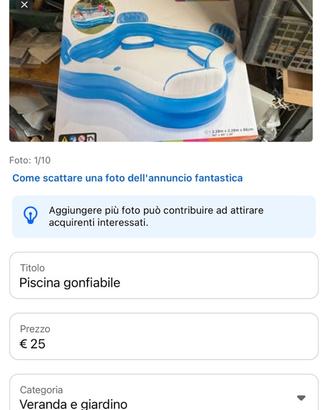 Piacina gonfiabile