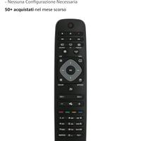 Telecomando compatibile per Philips Smart TV 4k