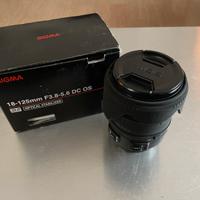 SIGMA 18-125 f3,8-5,6 per Canon APS-C (LEGGI BENE)
