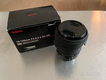 SIGMA 18-125 f3,8-5,6 per Canon APS-C (LEGGI BENE)